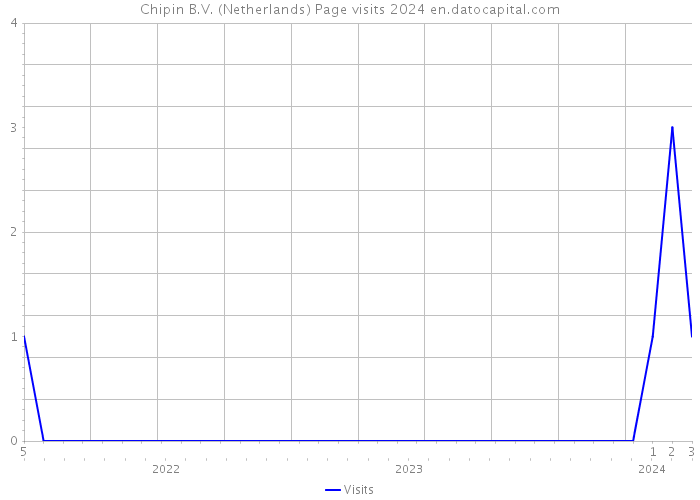 Chipin B.V. (Netherlands) Page visits 2024 