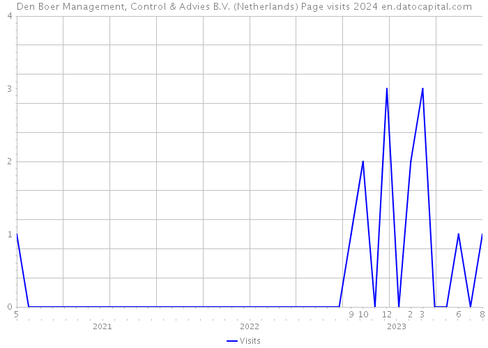 Den Boer Management, Control & Advies B.V. (Netherlands) Page visits 2024 