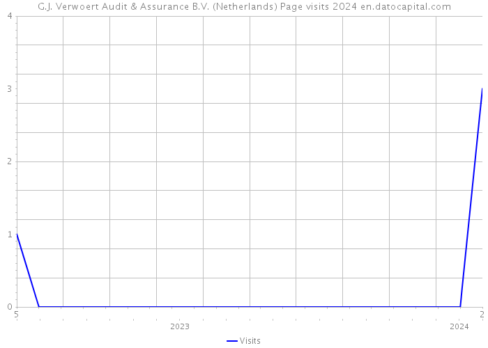 G.J. Verwoert Audit & Assurance B.V. (Netherlands) Page visits 2024 