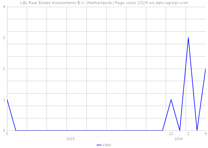 L&L Real Estate Investments B.V. (Netherlands) Page visits 2024 