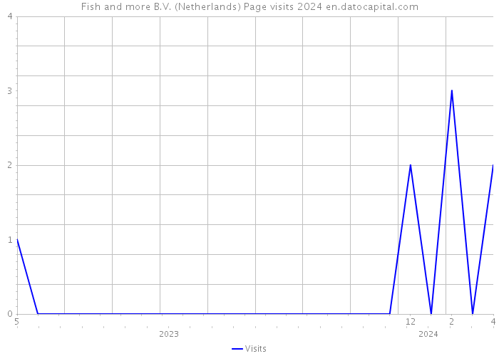 Fish and more B.V. (Netherlands) Page visits 2024 