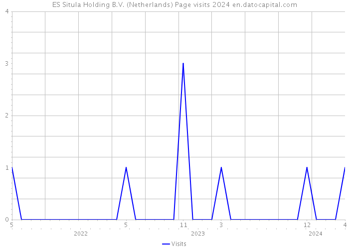ES Situla Holding B.V. (Netherlands) Page visits 2024 
