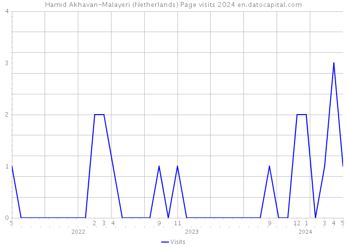 Hamid Akhavan-Malayeri (Netherlands) Page visits 2024 