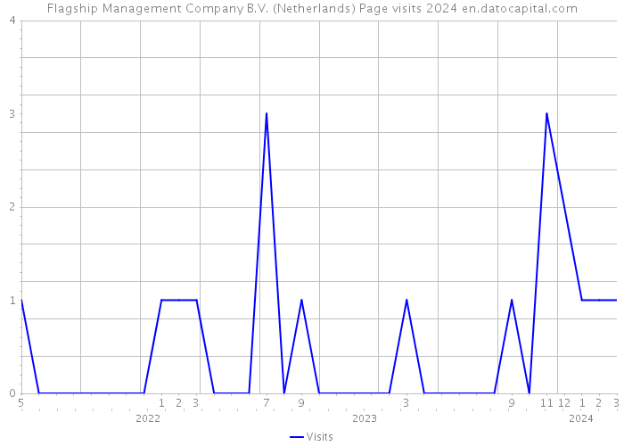 Flagship Management Company B.V. (Netherlands) Page visits 2024 