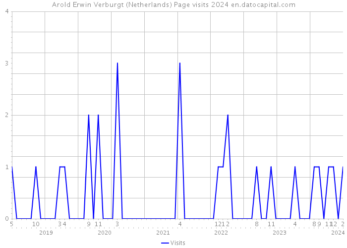 Arold Erwin Verburgt (Netherlands) Page visits 2024 