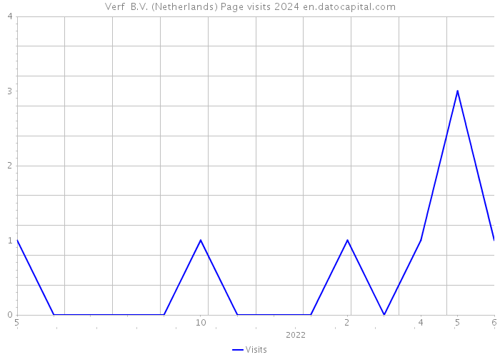 Verf+ B.V. (Netherlands) Page visits 2024 