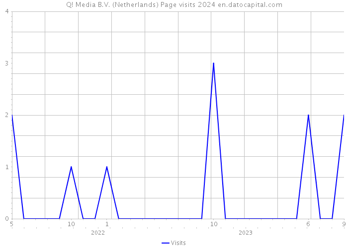 Q! Media B.V. (Netherlands) Page visits 2024 
