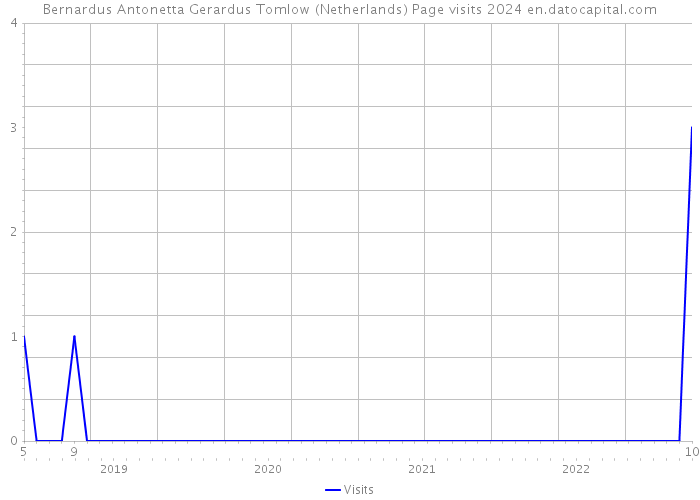 Bernardus Antonetta Gerardus Tomlow (Netherlands) Page visits 2024 