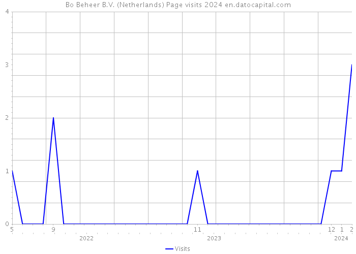 Bo Beheer B.V. (Netherlands) Page visits 2024 