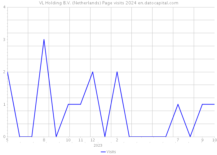 VL Holding B.V. (Netherlands) Page visits 2024 