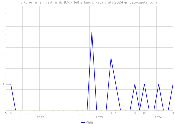 Fortune Time Investments B.V. (Netherlands) Page visits 2024 