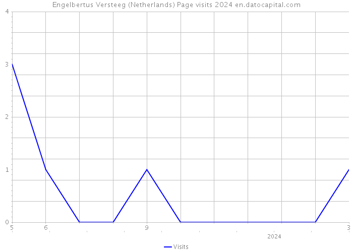 Engelbertus Versteeg (Netherlands) Page visits 2024 