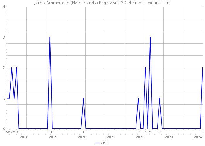 Jarno Ammerlaan (Netherlands) Page visits 2024 