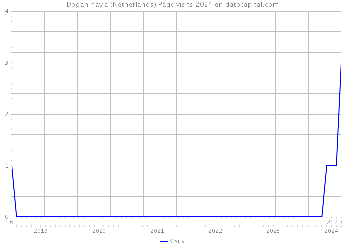 Dogan Yayla (Netherlands) Page visits 2024 
