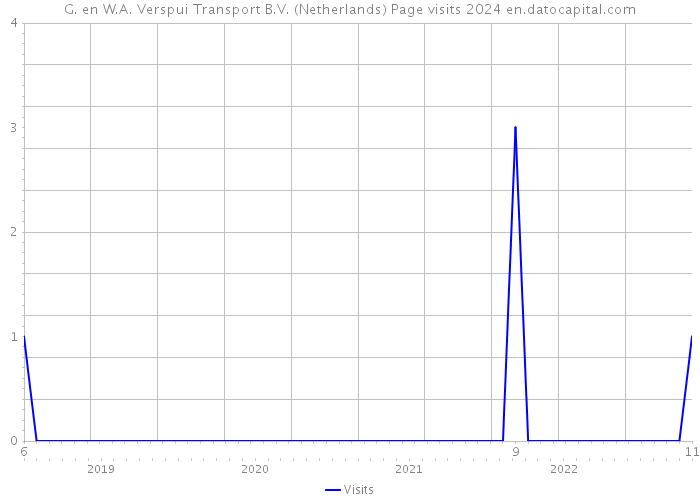G. en W.A. Verspui Transport B.V. (Netherlands) Page visits 2024 