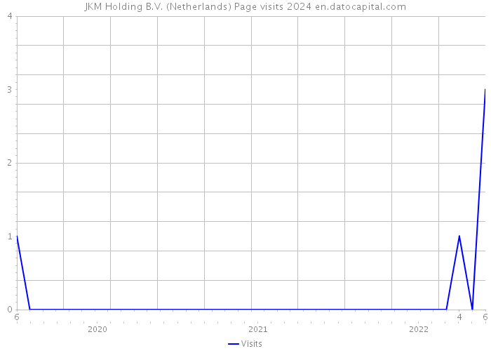 JKM Holding B.V. (Netherlands) Page visits 2024 