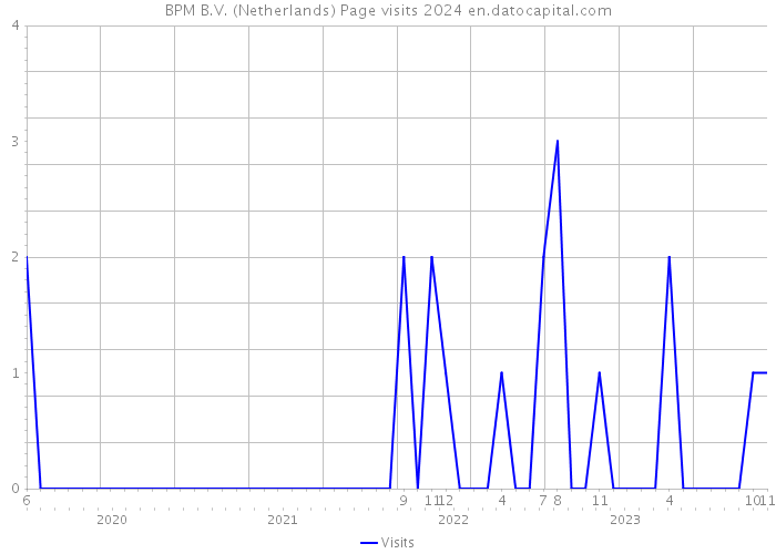 BPM B.V. (Netherlands) Page visits 2024 