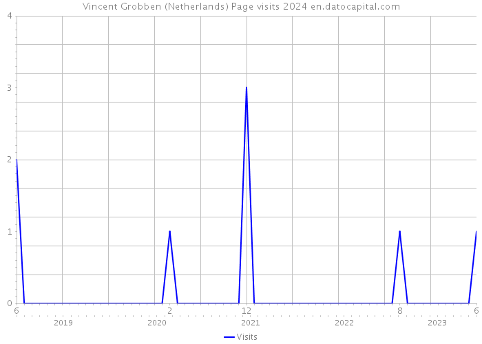 Vincent Grobben (Netherlands) Page visits 2024 