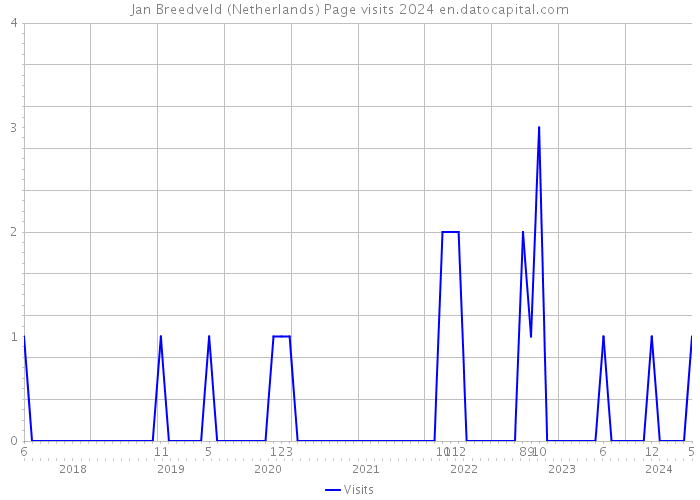 Jan Breedveld (Netherlands) Page visits 2024 