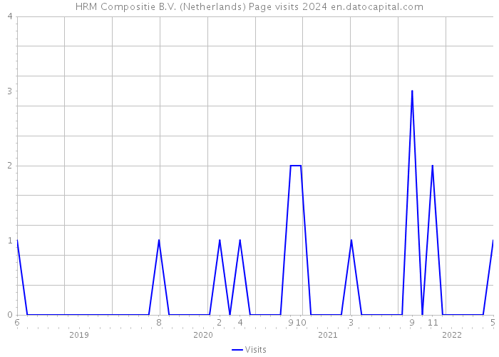 HRM Compositie B.V. (Netherlands) Page visits 2024 