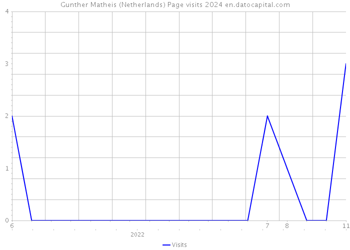 Gunther Matheis (Netherlands) Page visits 2024 