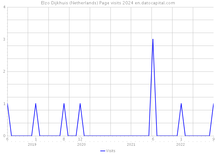 Elzo Dijkhuis (Netherlands) Page visits 2024 