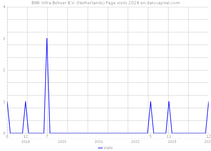 BWK Infra Beheer B.V. (Netherlands) Page visits 2024 