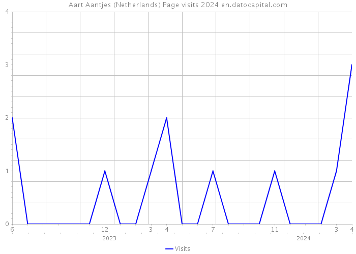 Aart Aantjes (Netherlands) Page visits 2024 