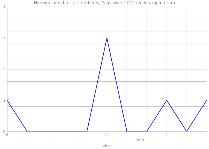Herman Kamphuis (Netherlands) Page visits 2024 
