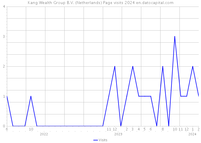 Kang Wealth Group B.V. (Netherlands) Page visits 2024 