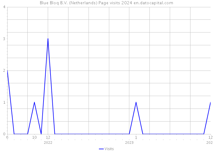 Blue Bloq B.V. (Netherlands) Page visits 2024 