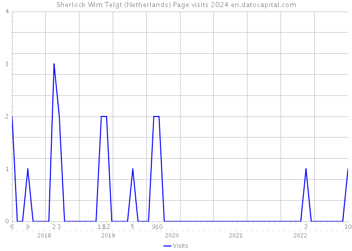 Sherlock Wim Telgt (Netherlands) Page visits 2024 
