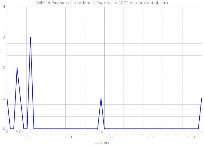 Wilfred Pasman (Netherlands) Page visits 2024 