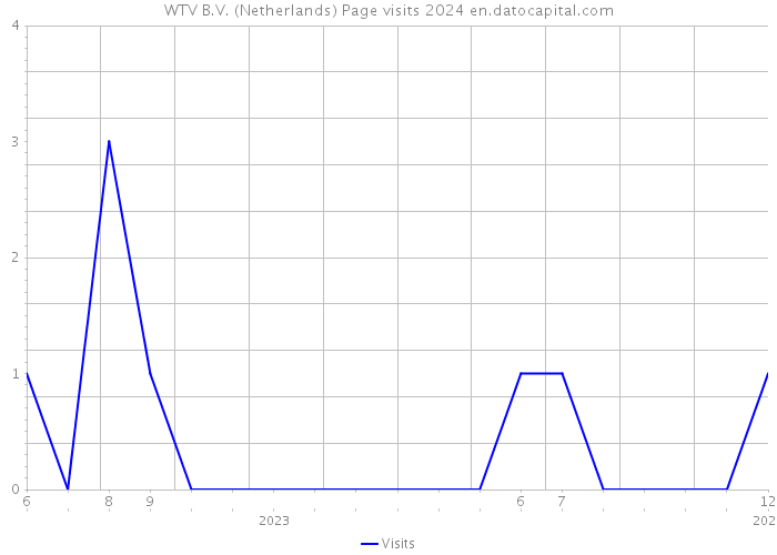 WTV B.V. (Netherlands) Page visits 2024 