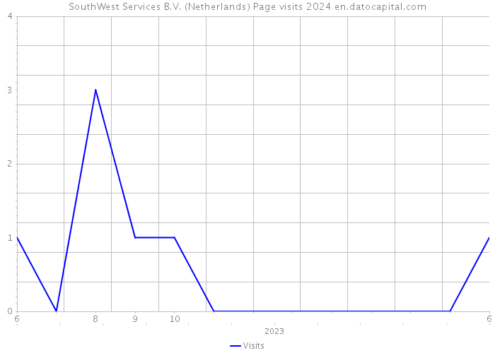 SouthWest Services B.V. (Netherlands) Page visits 2024 