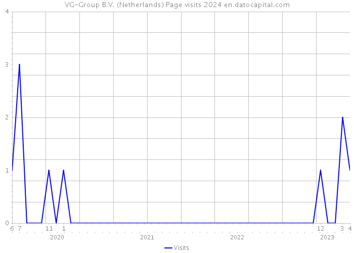 VG-Group B.V. (Netherlands) Page visits 2024 