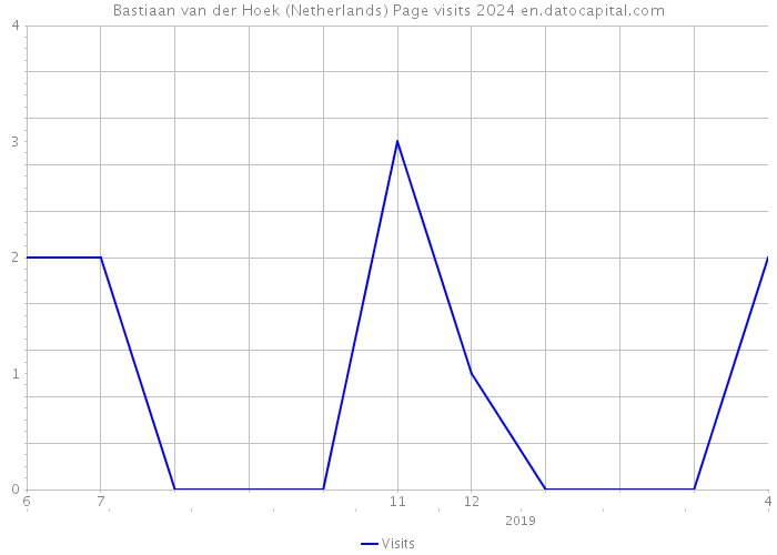 Bastiaan van der Hoek (Netherlands) Page visits 2024 
