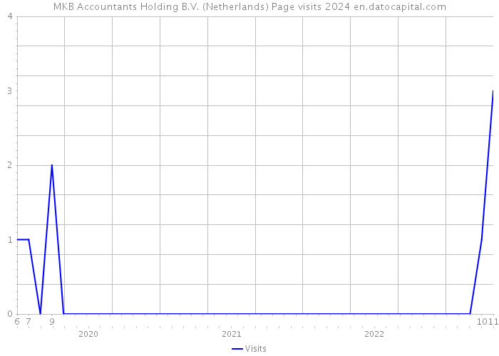 MKB Accountants Holding B.V. (Netherlands) Page visits 2024 
