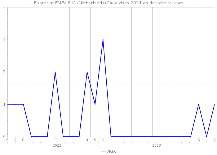 Footprint EMEA B.V. (Netherlands) Page visits 2024 