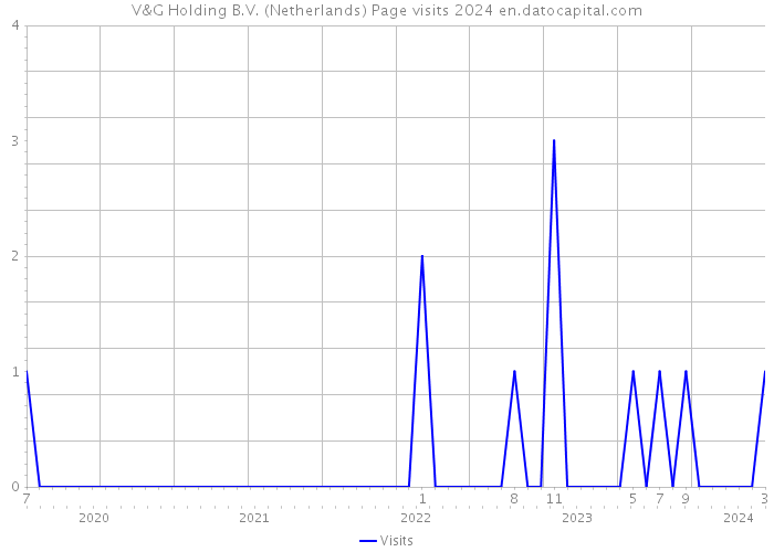 V&G Holding B.V. (Netherlands) Page visits 2024 
