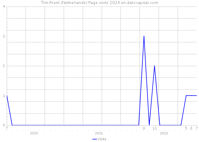 Tim Prent (Netherlands) Page visits 2024 