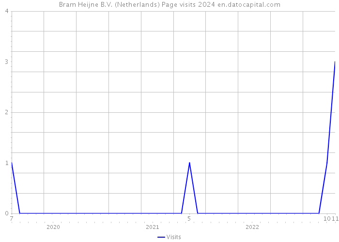 Bram Heijne B.V. (Netherlands) Page visits 2024 