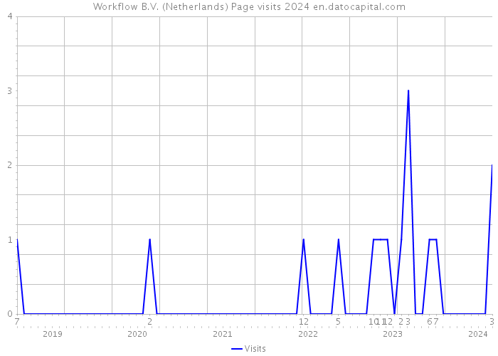 Workflow B.V. (Netherlands) Page visits 2024 