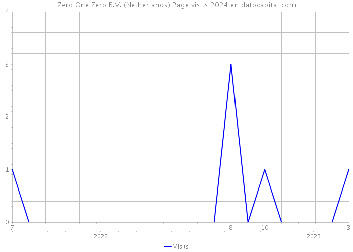 Zero One Zero B.V. (Netherlands) Page visits 2024 