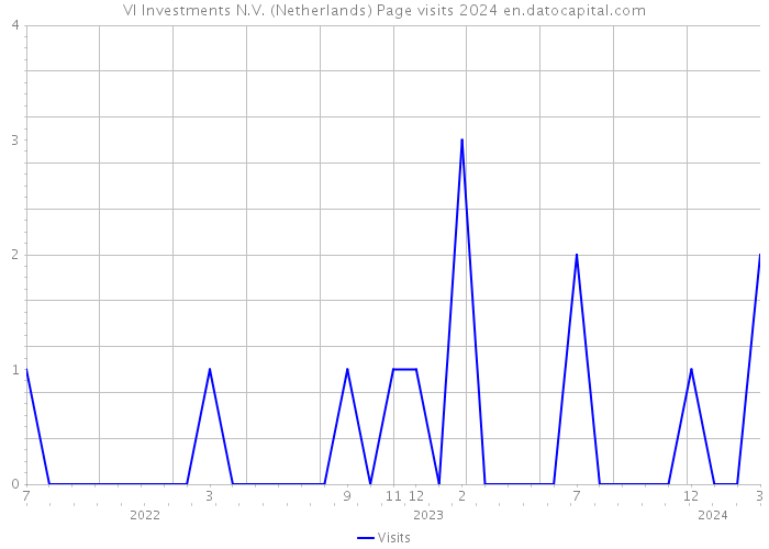 VI Investments N.V. (Netherlands) Page visits 2024 