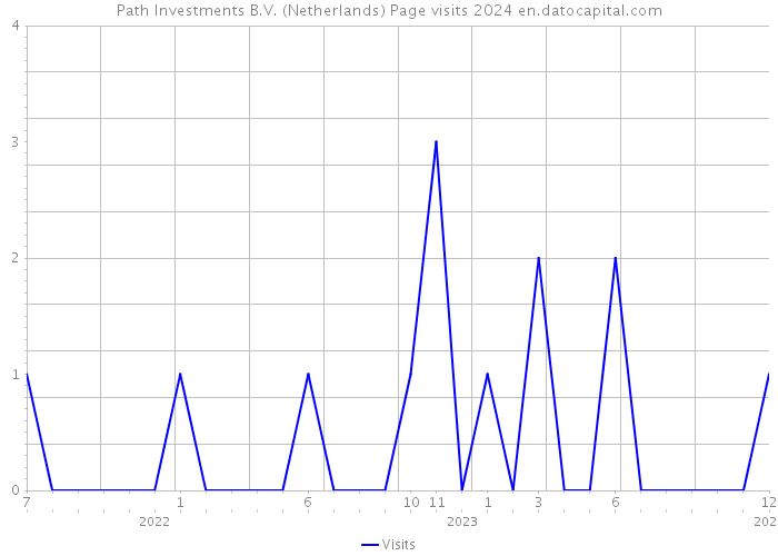 Path Investments B.V. (Netherlands) Page visits 2024 