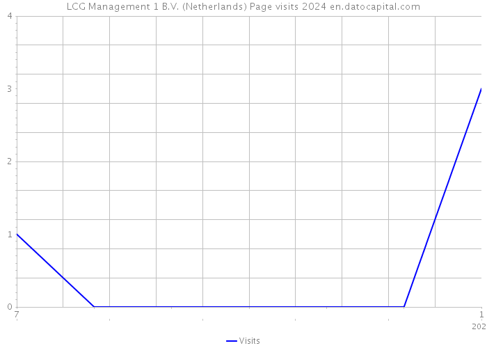 LCG Management 1 B.V. (Netherlands) Page visits 2024 