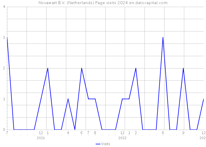 Novawatt B.V. (Netherlands) Page visits 2024 