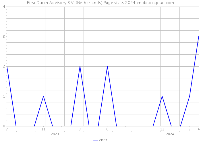 First Dutch Advisory B.V. (Netherlands) Page visits 2024 