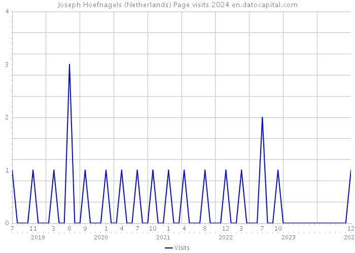 Joseph Hoefnagels (Netherlands) Page visits 2024 